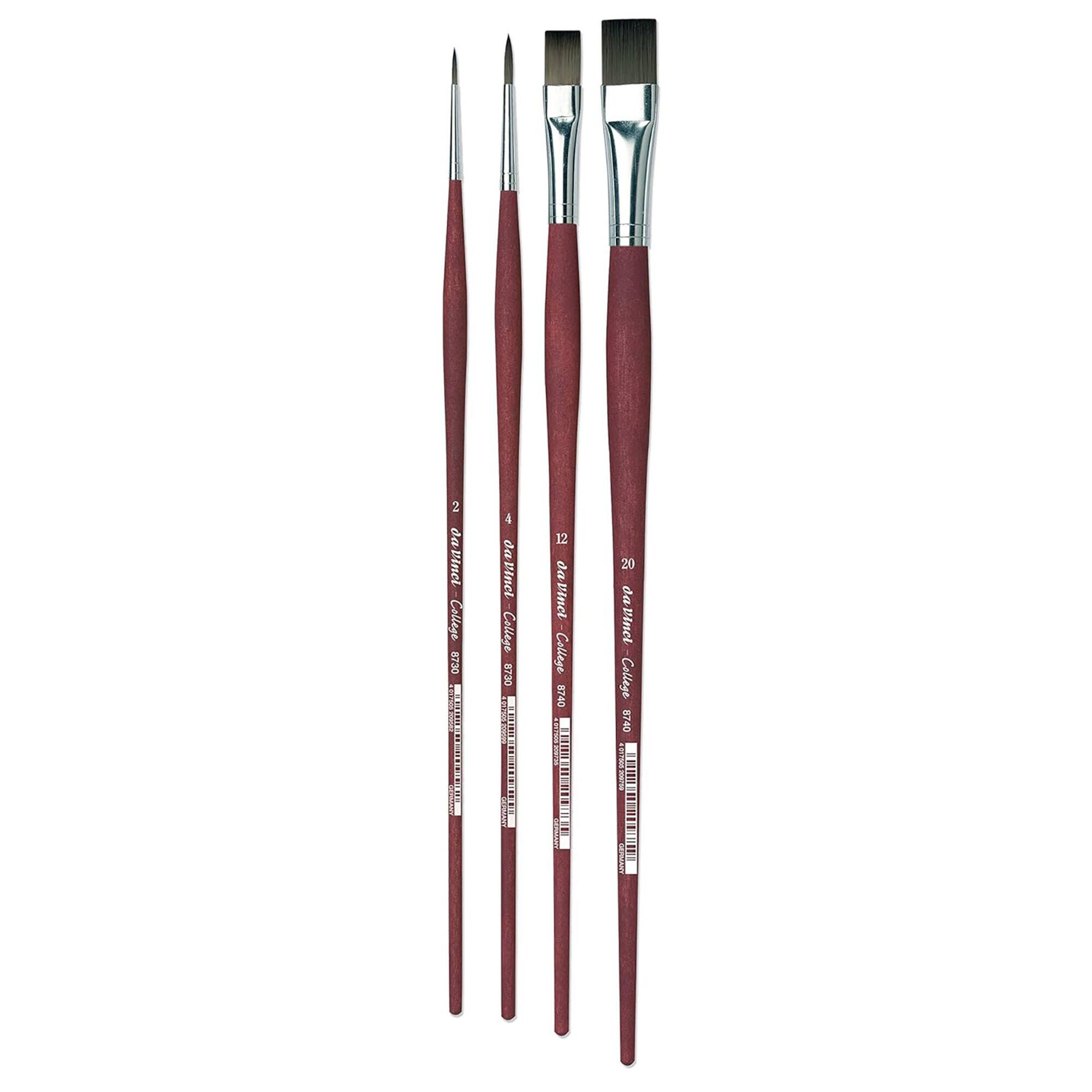 da Vinci COLLEGE 4 Piece Synthetic Brush Set